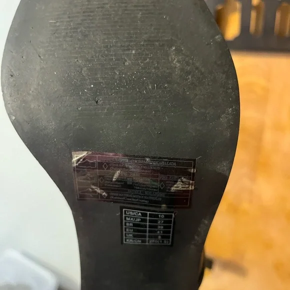 Black Peep-Toe Ankle Booties - Picture 5 of 5